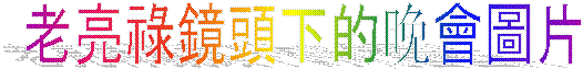 老亮祿鏡頭下的晚會圖片